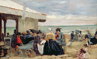 Strandszene von Eugene Louis Boudin